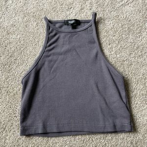 High Neck Missguided Crop Top